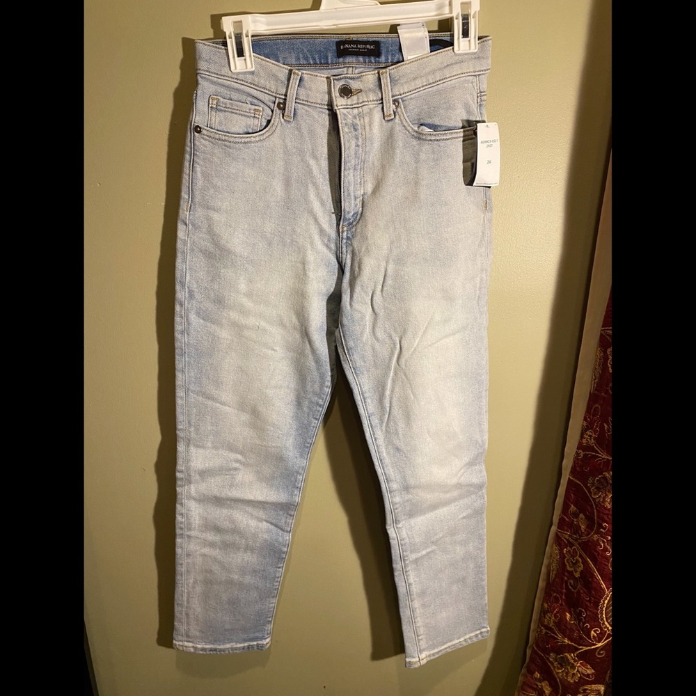 BANANA REPUBLIC Hi-rise Straight Ankle Jean